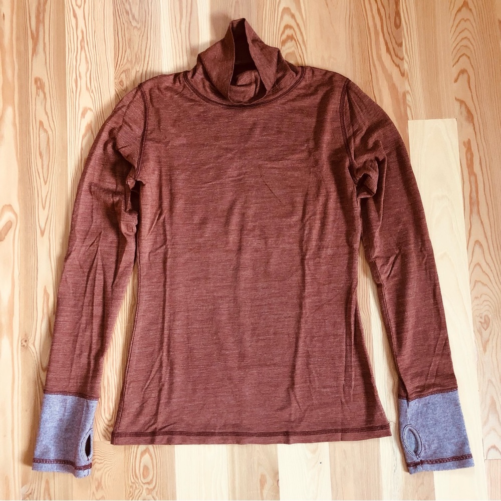 Prana Wool Mockneck Longsleeve Top